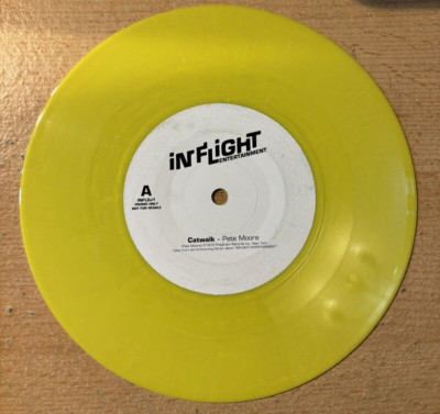 PETE MOORE * CATWALK * 7'' YELLOW VINYL PROMO DERAM INFLDJ1 PLAYS GREAT JAZZ