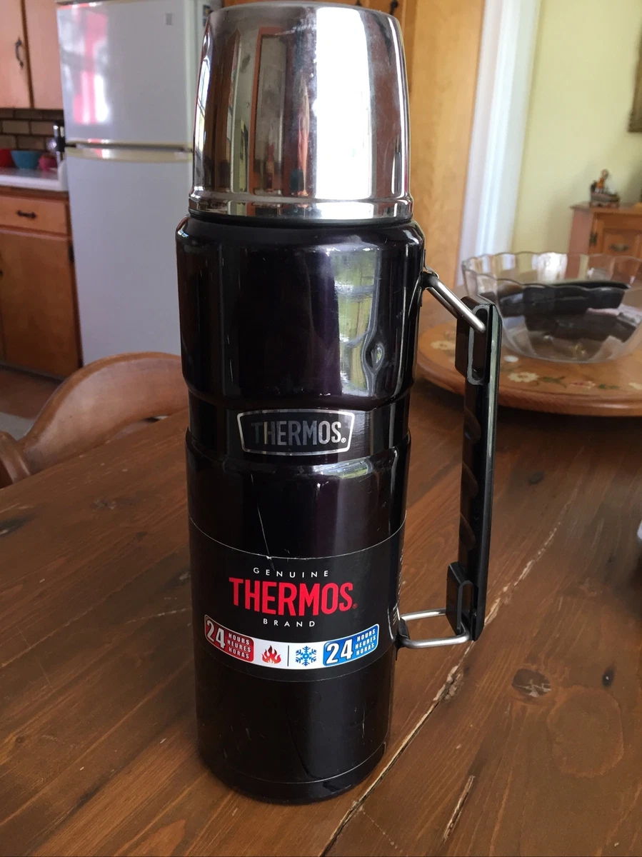 Thermos 24 Hours Hot/cold Genuine Stainless Steel 40 Oz. Mint Inside