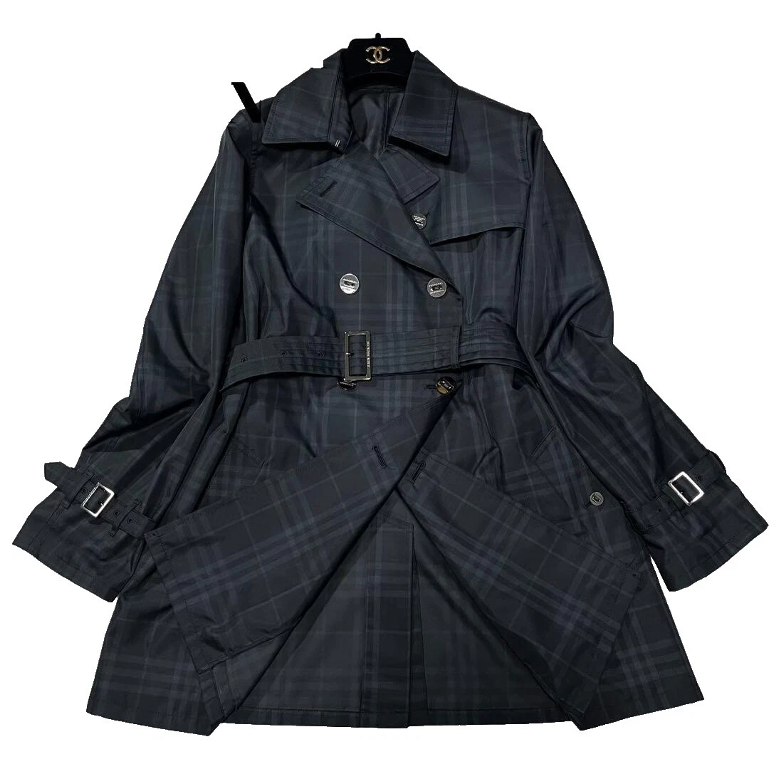 Trench negro Burberry London abrigos, chaquetas y chalecos para hombres