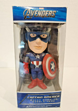 Funko Captain America Wacky Wobbler Bobble Head  - Marvel Avengers - Vaulted