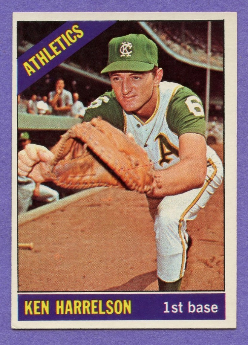 1966 Topps Ken Harrelson #55 Athletics EX-MT