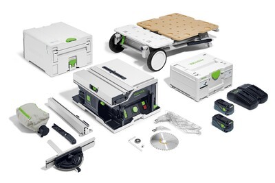 Festool 577379 Cordless Table Saw CSC SYS 50 EBI-Set