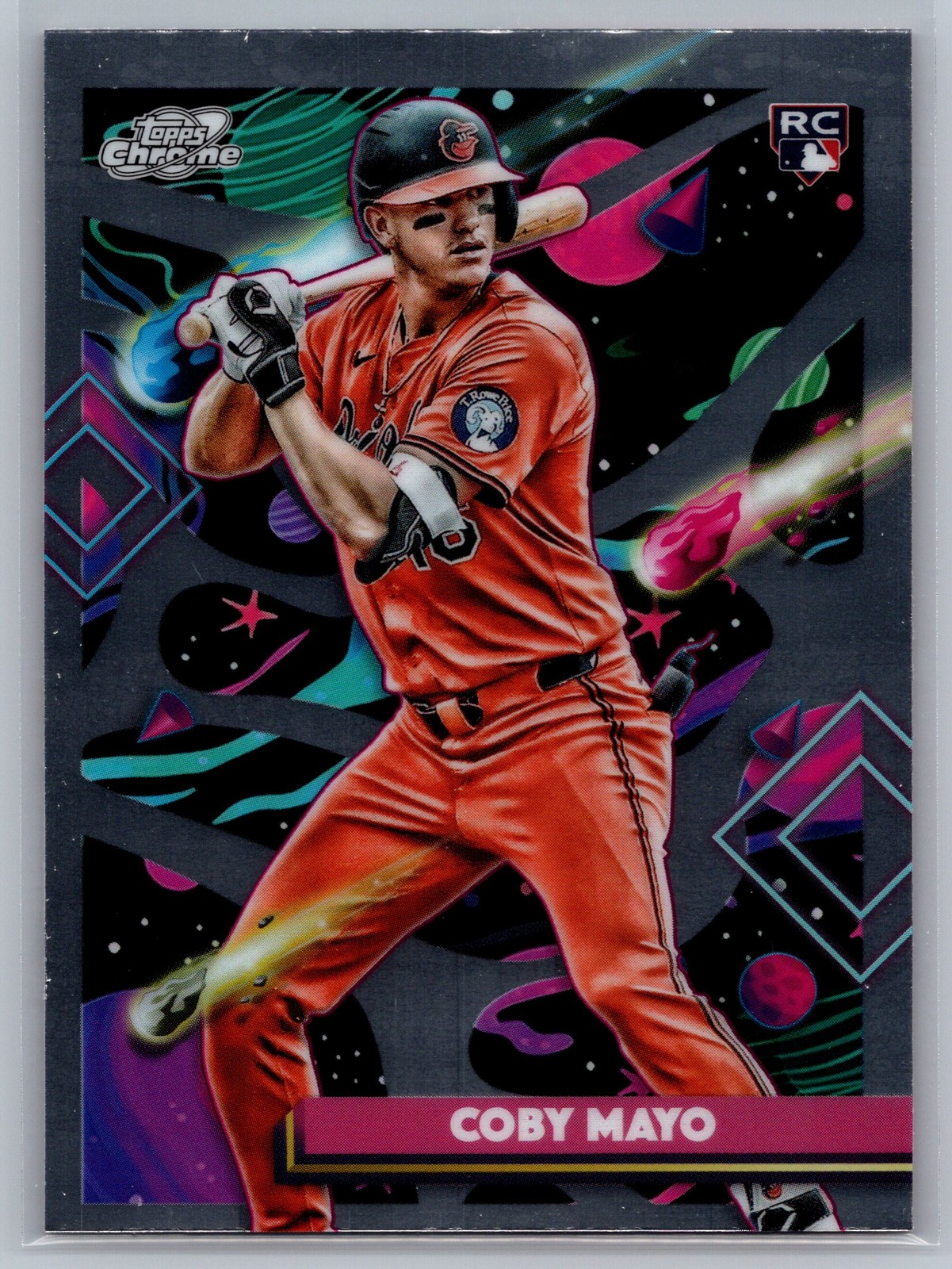 2025 Topps Chrome Cosmic #154 Coby Mayo