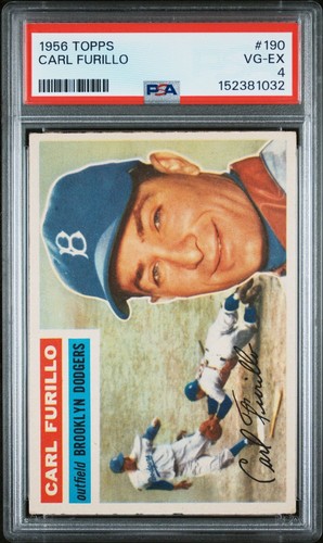 Carl Furillo #190 card
