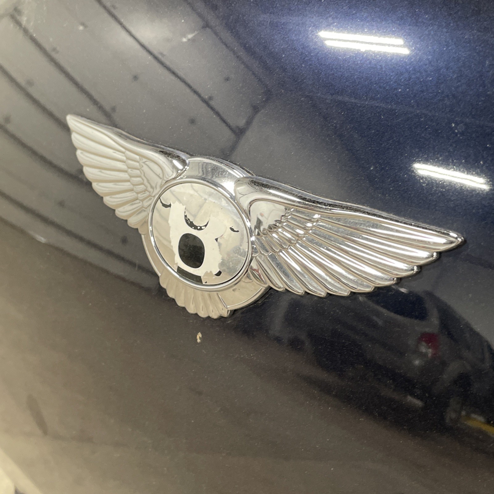 2009 BENTLEY CONTINENTAL Flying Spur Blue TRUNK DECK LID SHELL 3W5827159