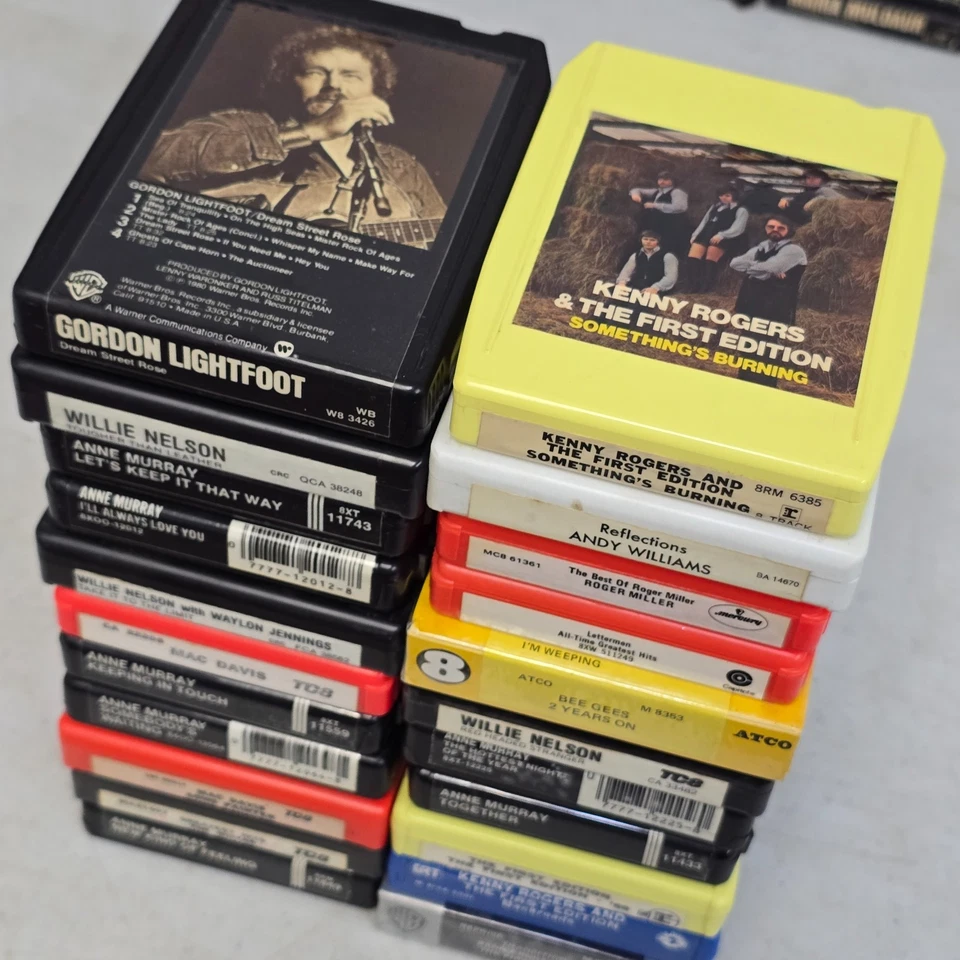 Nice Lot of 22 Pop Country Soft Rock 8-Tracks Vintage 8 Track Tape Cartridge #34 - Image 3 of 4