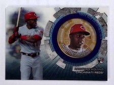 2020 Topps Update Baseball Coin Cards Relics #TBC-AA Aristides Aquino RC Reds