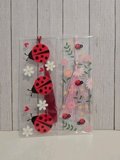 Acrylic Bookmarks - Set of 2 - Lady Bugs with...