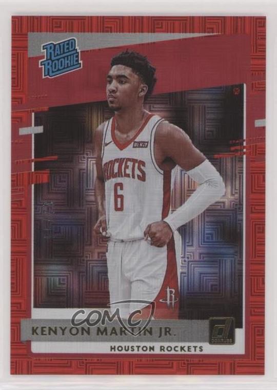2020 Panini Donruss Rated Rookies Choice Red /99 Kenyon Martin Jr Rookie RC 1l2