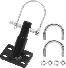 Raccordo per Rimorchio per Bicicletta, Gancio Di Traino Con Perno Di Sicurezza,