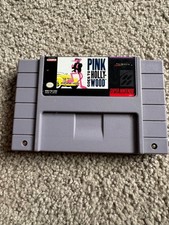 Scooby-Doo Mystery + Pink Goes to Hollywood SNES Super Nintendo 2 Game Lot