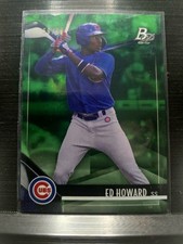 2021 Bowman Platinum - Top Prospects Ed Howard #TOP-62 Green /99 Chicago Cubs