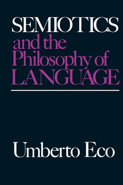 Umberto Eco | Semiotics And The Philosophy Of Language | Taschenbuch | Englisch-image
