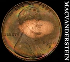 1946-S Lincoln Wheat Cent- Color- Choice Gem Brilliant Unc Luster #J5494
