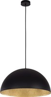 HäNgeleuchte Schwarz Gold GläNzend Rund Wohnzimmer Esszimmer Elegant Pendellampe