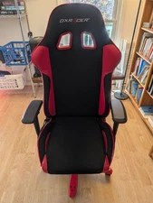 DXRacer Gaming Chair, Red/Black, Large, Good Condition