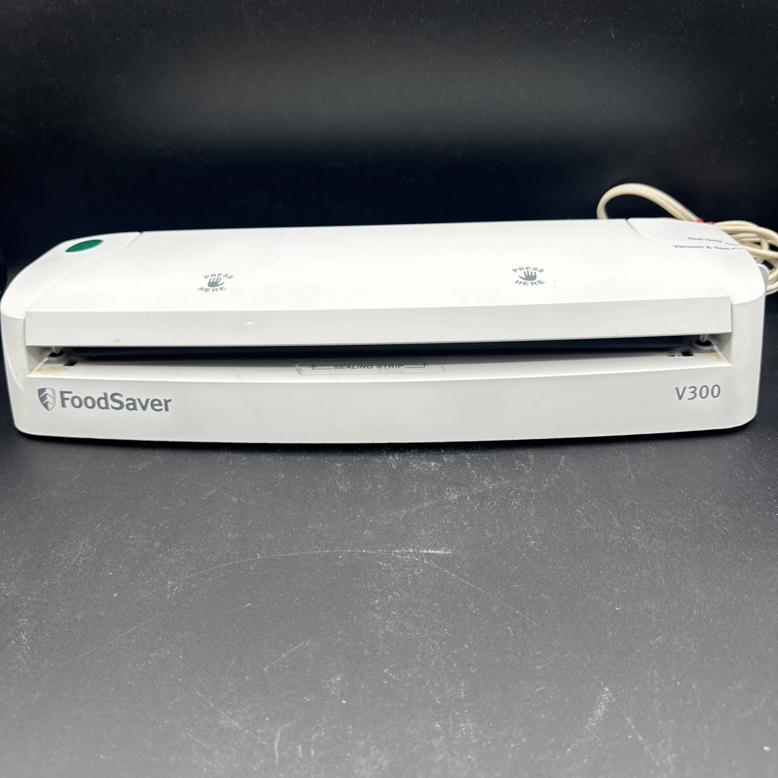 Food Saver V300 Vacuum Sealer Tested Working 16” White Prep Fresh