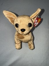 Ty Beanie Baby - TINY the Chihuahua Dog 5" MWMTs Plush Stuffed Animal Toy