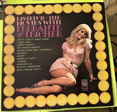 FERRANTE & TEICHER Listen To The Movies Cheesecake 12'' Vinyl Record LP Audition