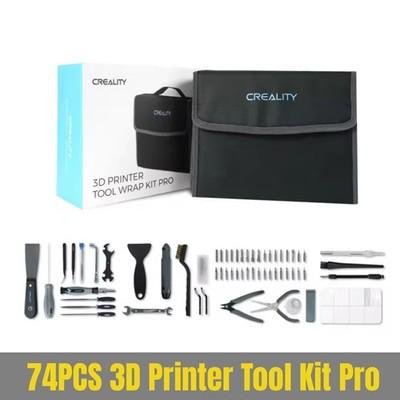 Creality 74Pcs 3D Printer Tool Kit Bag Pro for 3D Printing Remove Repair Cutting