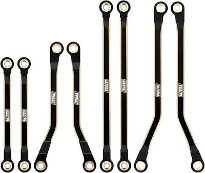 INJORA 46g Black Coating Brass High Clearance Links Set for TRX4M High Trail ...