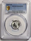 1942 d mercury dime PCGS MS 63 FB