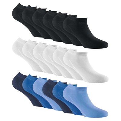 Rohner Basic Unisex Sneaker Socks, 6-Pack - Invisible Sneakers