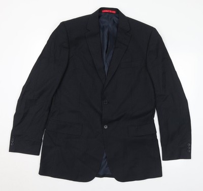 Anzugjacke Herren UK Größe 40 Burton Regular Schwarz