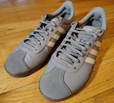 Adidas Men's VL Court Base 'Charcoal Solid Grey Alumina' Shoes JI1777 University