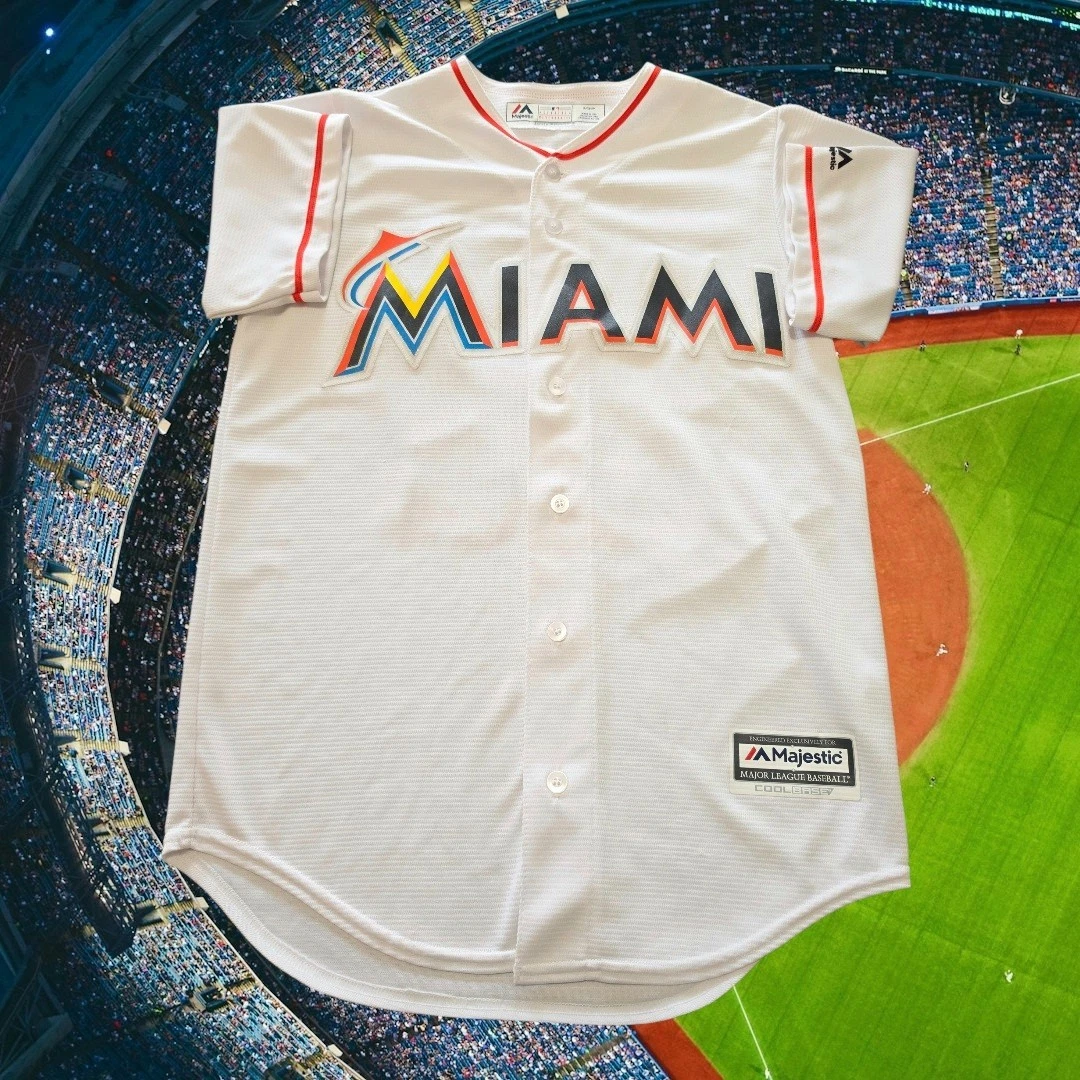 Majestic Miami Marlins MLB Jerseys for sale | eBay