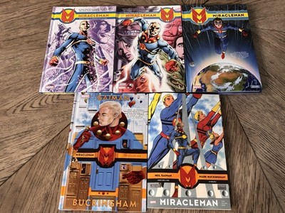 Miracleman Alan Moore 1 2 3 + The Golden Age 4 Hardcover Gaiman + Silver Age TPB