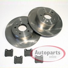 Bremsscheiben 5 Loch Ø 286 mm + Bremsbeläge hinten für Opel Vectra B