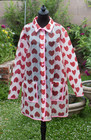 Lazy Oaf See Through Heart Mac Size Small - Translucent Clear Raincoat Hearts — photo 6