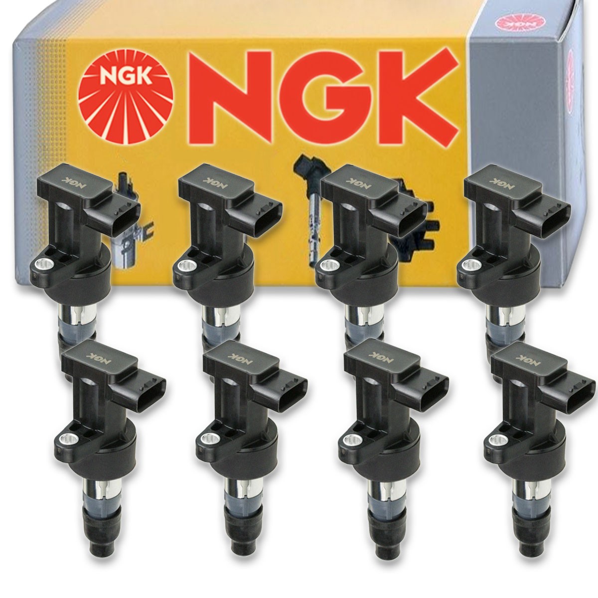 8 pc NGK 48924 U5083 Ignition Coils for XR822478 XR8 22478 UF435 UF-435 ly