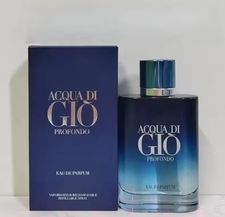 AQUA DI GIO PROFONDO EAU DE 香水 4.2 盎司全新未拆封盒 — 第 3/4 张图片
