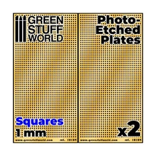 Green Stuff World Modelling Supply Squares - 1.0mm New