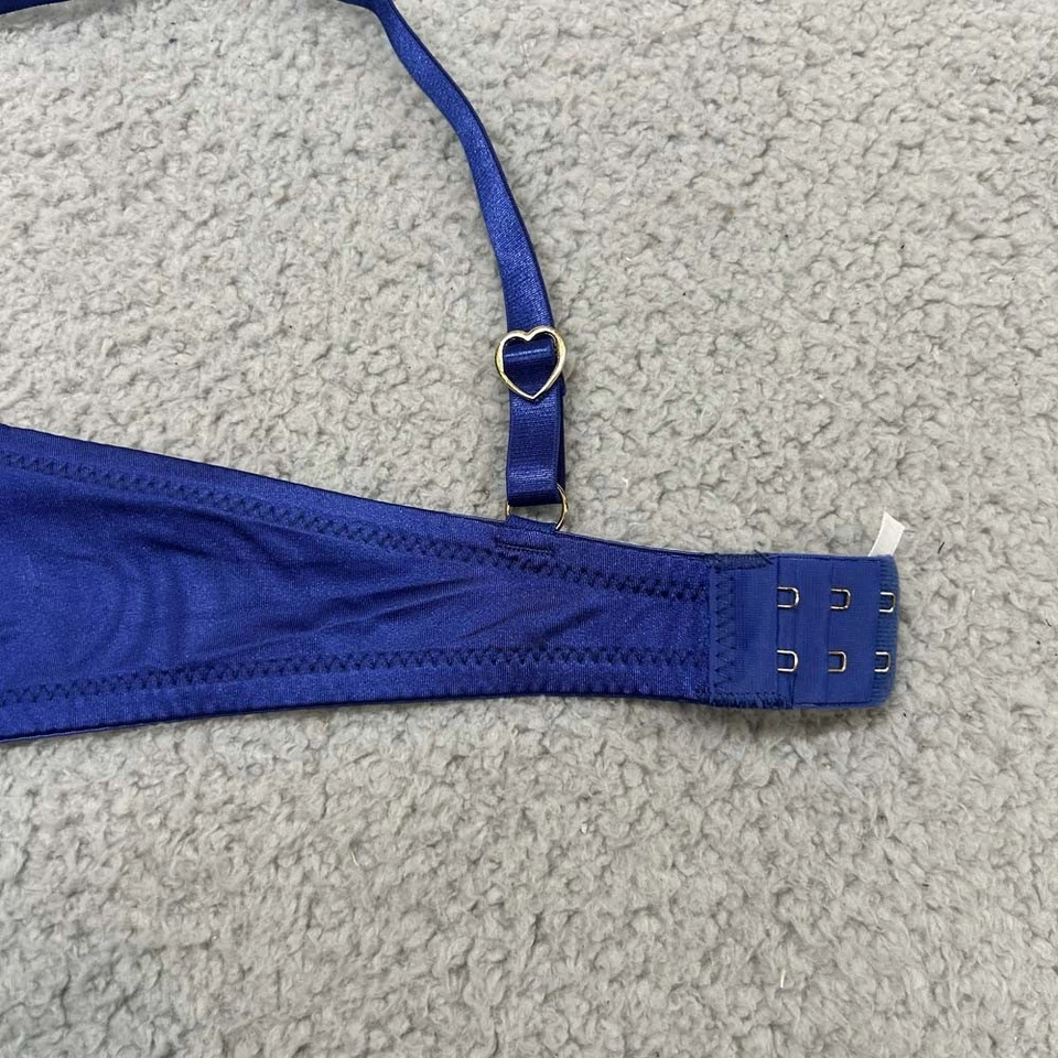 Sujetador push up Betsey Johnson 38C azul nuevo con etiquetas Foto 3 de 4