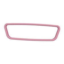 Car Rear View Mirror Protector Frame, Rearview Mirror Decor Edge Guard Pink