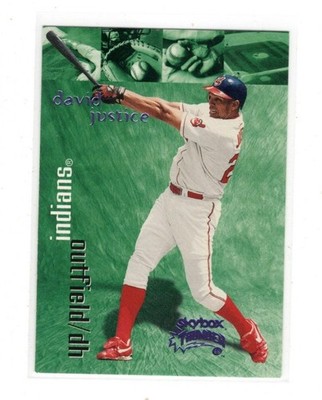 1999 SkyBox Thunder Rant #161 David Justice