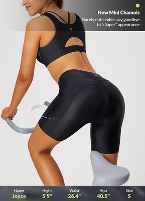 BALEAF Women's 4D Padded Bike Shorts Cycling Underwear Small, Black-airide