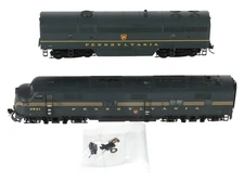 Proto 2000 HO Scale Pennsylvania E7A & FM C-Liner B Unit Diesels w/Sound EX