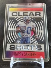1005126 - 2021 Panini Illusions - Clear Shots Barry Sanders #CS-14 