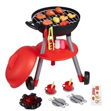 VEVOR 28 PCS BBQ Grill Playset, Kids Toys Kitchen Playset with Sound Light,