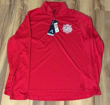 Indiana University Hoosiers Womens XL Antigua Quarterzip Red Brand New 72