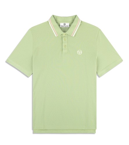 NWT SERGIO TACCHINI MEN'S CIRO PIQUE POLO LIGHT GREEN SIZES