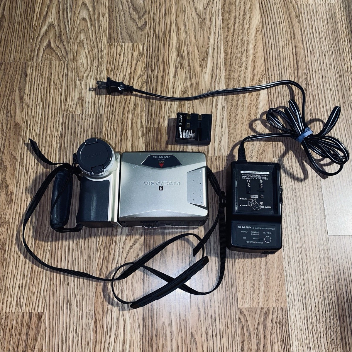 Sharp VL-A45 LCD Viewcam 8 Video Camera With Charger WORKS | eBay