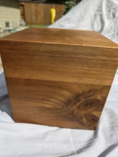 Vintage MARTZ MARSHALL STUDIOS BOOKEND Walnut Block