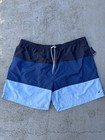 Nautica Swim Shorts Men's 6XL Navy Colour Block Lined Bathers