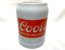 Vintage COORS BEER Ceramic Mug Stein 5" High Ceramarte Brazil