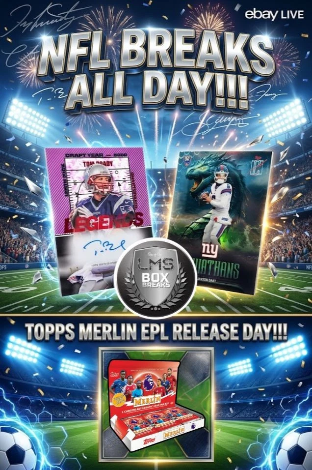 6/11🏈⚽NFL BREAKS!!! 2026 TOPPS MERLIN EPL RELEASE DAY!!!FOOT/FUT!!!🎉🚨🔥